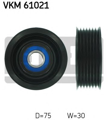 VKM 61021 SKF Ролик модуля натягувача ременя1